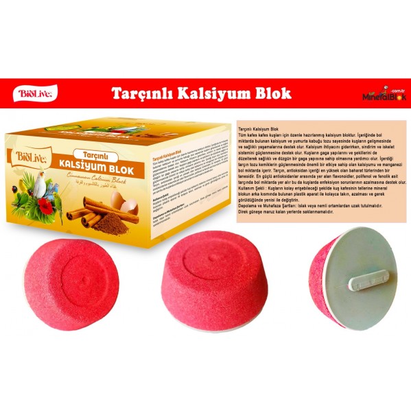 BİOLİVE TARÇINLI CALSİYUM BLOK 18Lİ KUTU